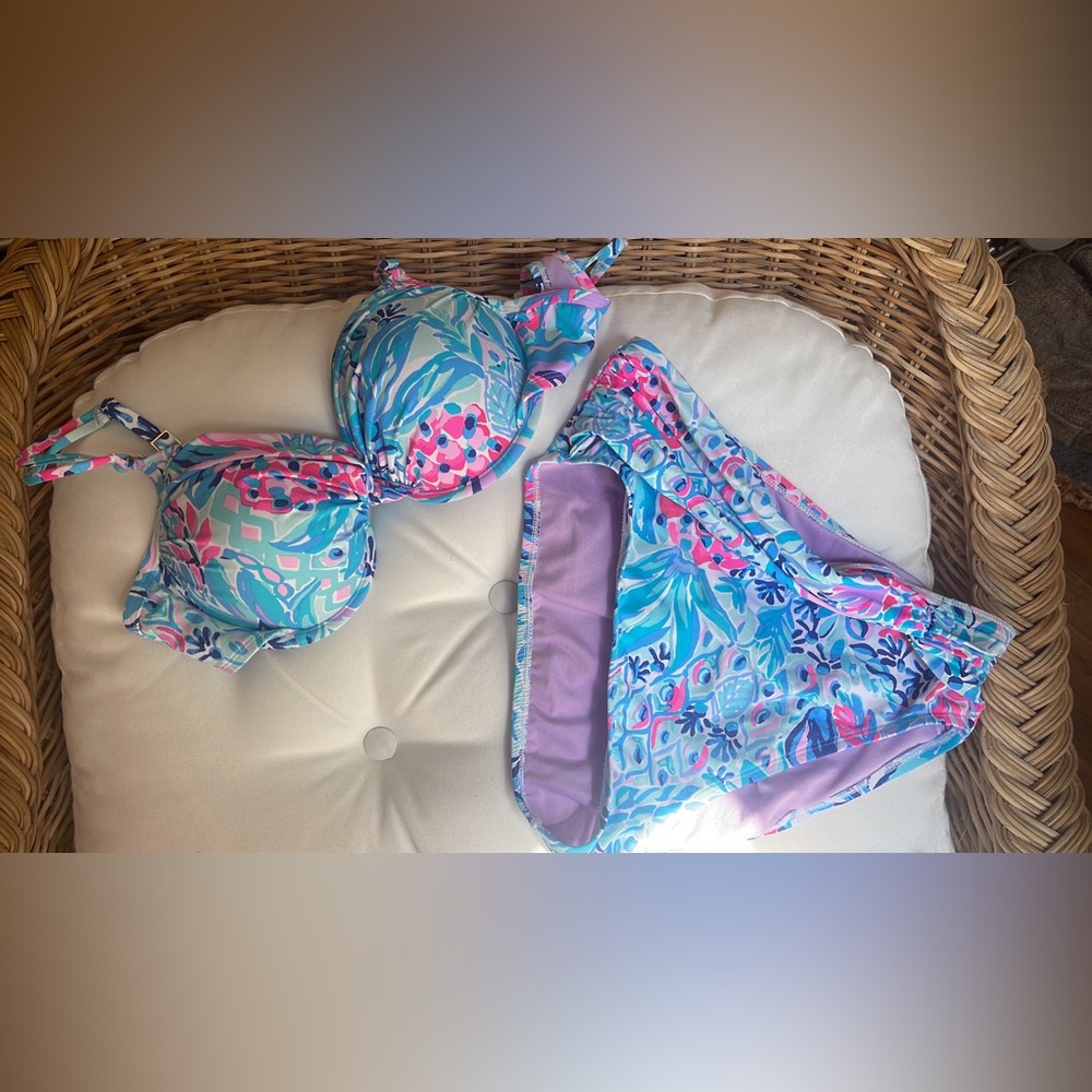 Lily Pulitzer bikini.